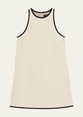 Theory Clean Shift Sleeveless Mini Dress