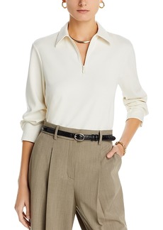 Theory Collared Zip Blouse