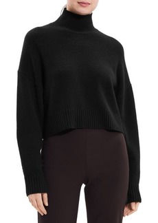 Theory Crop Cashmere Turtleneck Sweater