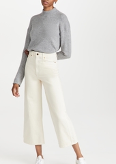 Theory Mock Neck Cashmere Sweater