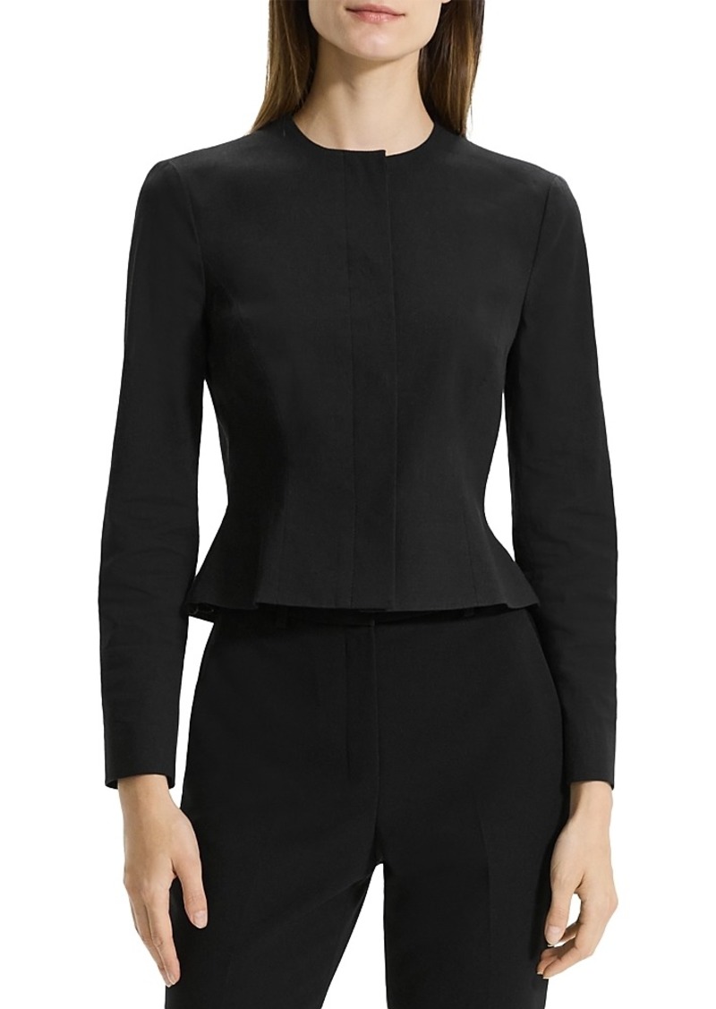 Theory Cropped Peplum Jacket