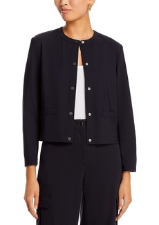 Theory Cropped Straight Fit Jacket