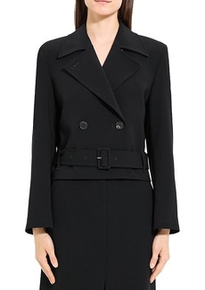 Theory Cropped Trench Jacket