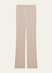 Theory Crushed Satin Slim Pull-On Pants