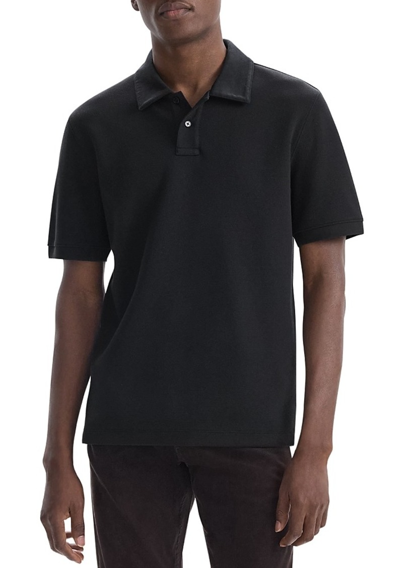 Theory Delroy Double Pique Regular Fit Polo Shirt