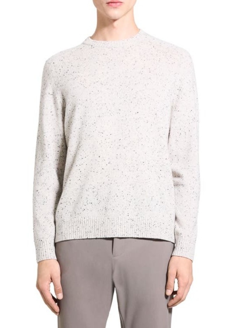 Theory Dinin Donegal Wool & Cashmere Sweater