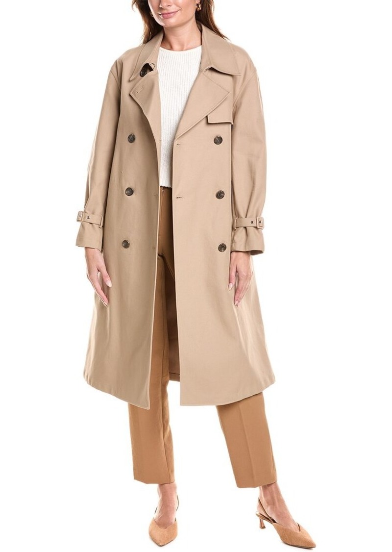 Theory Double-Breasted Trench Coat