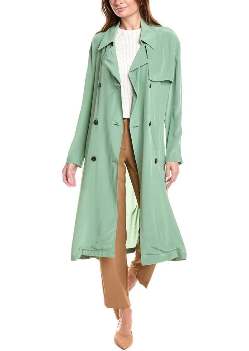 Theory Double-Breasted Trench Coat