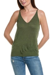 Theory Double V Silk Tank Top