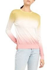 Theory Dual Ombré Linen Blend Sweater