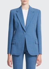 Theory Fitted Twill Blazer