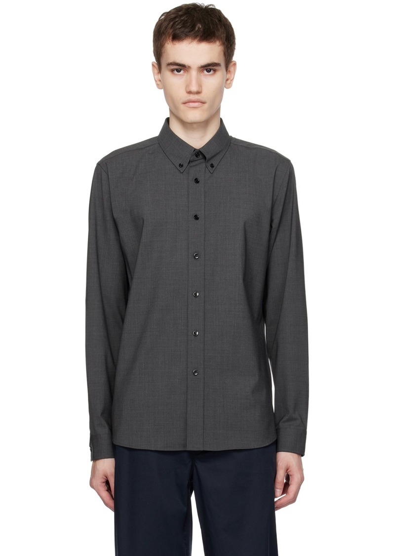 Theory Gray Hugh Shirt