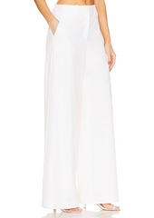 Theory High Waist Wide Trouser