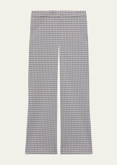 Theory Houndstooth Kick Flare Pants