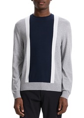 Theory Intarsia Crewneck Sweater