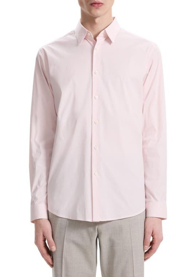 Theory Irving Poplin Button-Up Shirt