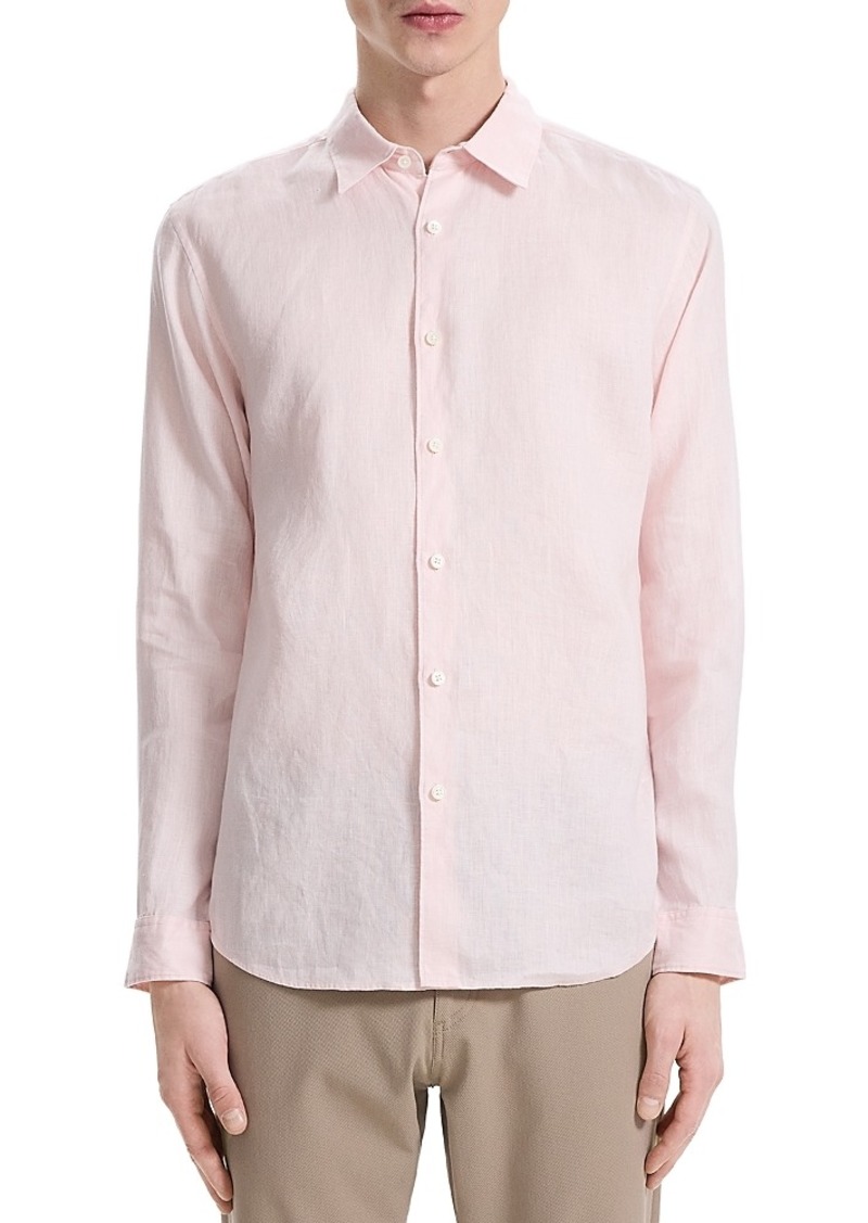 Theory Irving Shirt in Relaxed Linen