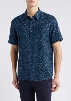 Theory Irving Short Sleeve Button-Up Shirt