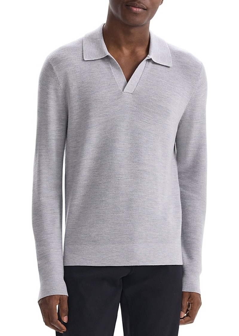 Theory Johnny Collar Long Sleeve in Merino Wool