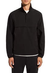 Theory Keiran Water Resistant Pullover Jacket in Black at Nordstrom