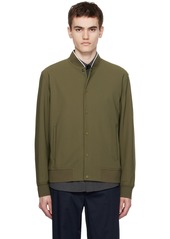 Theory Khaki Murphy Bomber Jacket