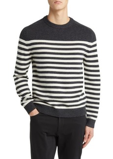 Theory Latho Stripe Wool Blend Sweater