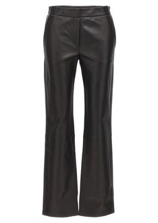 THEORY Leather trousers