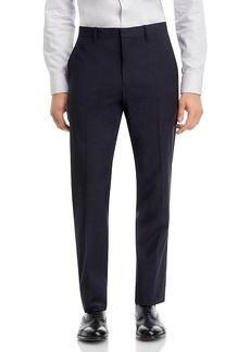 Theory Mayer Wool Tonal Plaid Slim Fit Suit Pants
