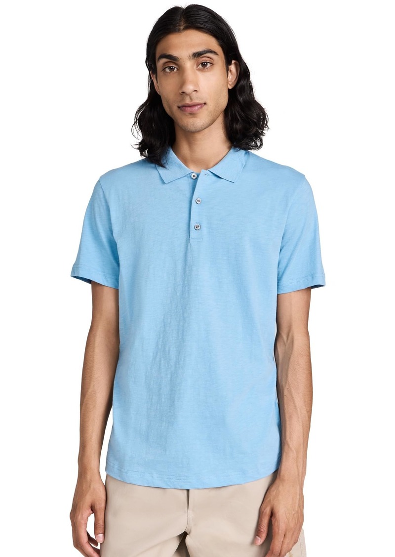 Theory Men's Bron Cosmos Slub Cotton Polo  S