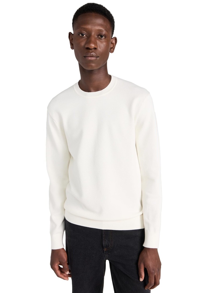 Theory Men's Datter Crew Sweater  White L