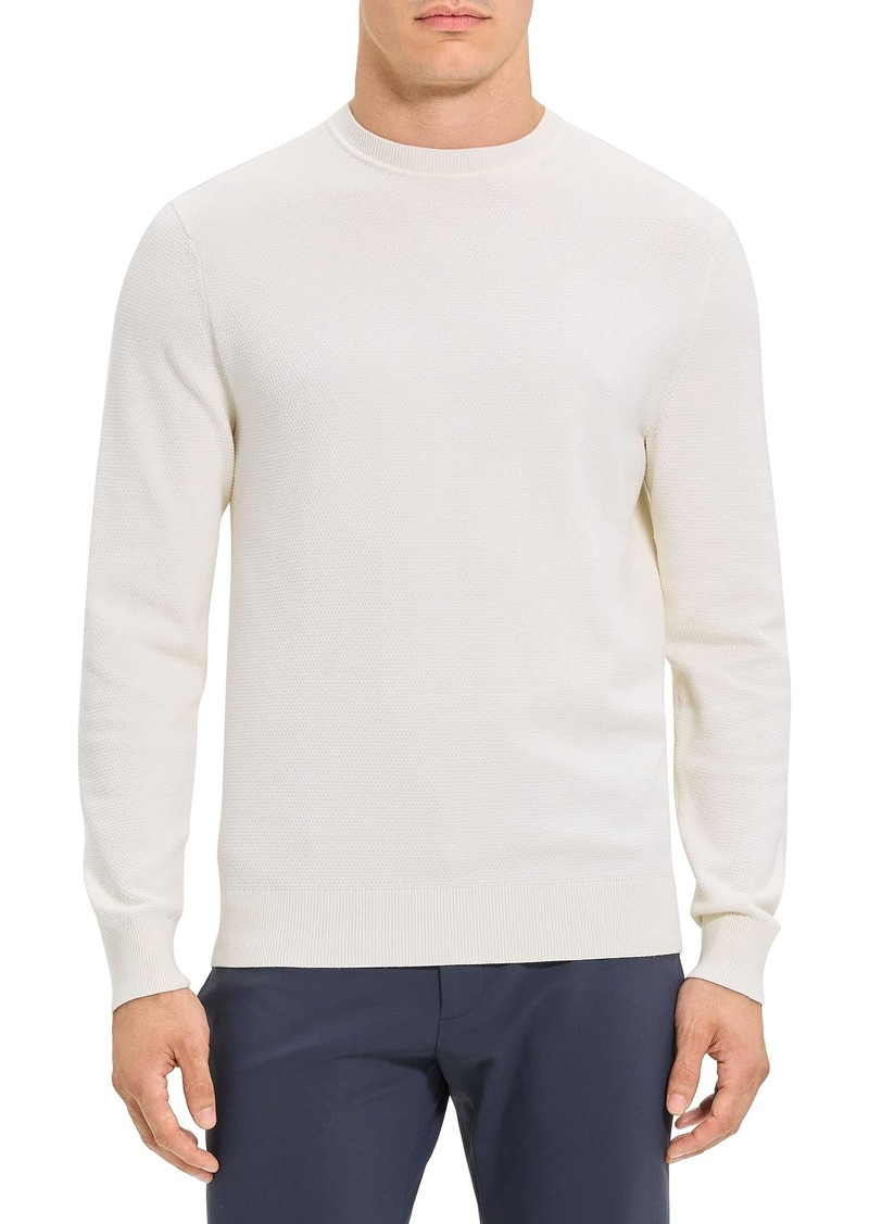 Theory Men's Datter Crew Sweater  White S