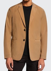 Theory Men's Euclid Paper Nylon Two-Button Packable Jacket