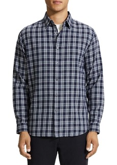 Theory Men's Irving Grid Shirt