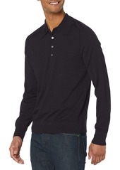 Theory mens Button Polo.regal Polo Sweater   US