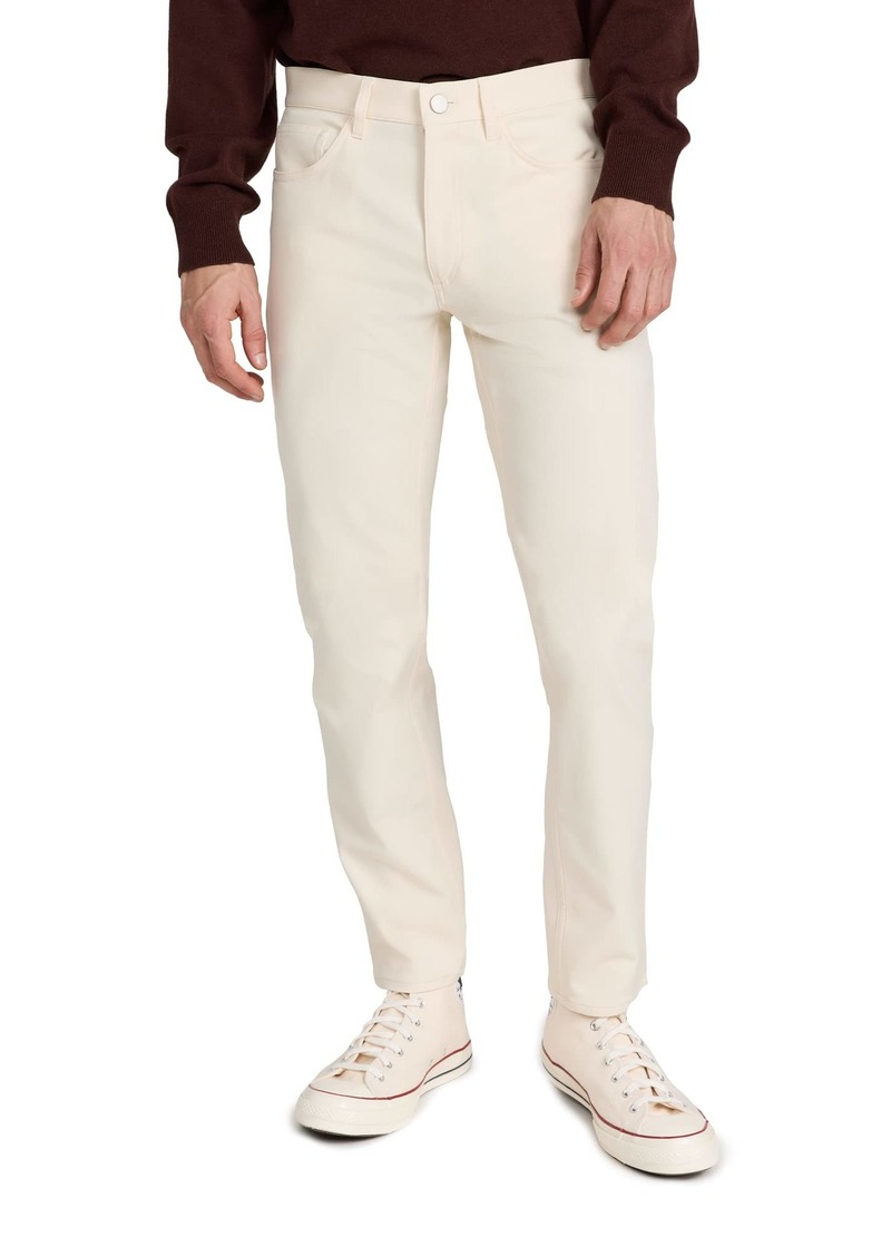 Theory Men's Raffi Neoteric Twill Pants  Off White 32