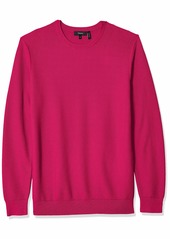 Theory Men's Riland Pique Crewneck Cotton Sweater  XXL