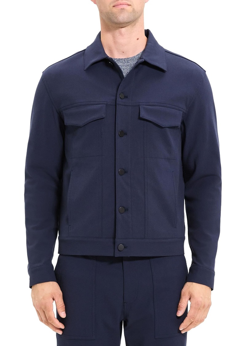 Theory Men's River Jacket in Neoteric Twill  XXL