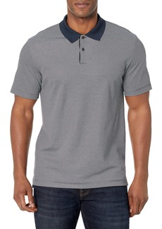 Theory Men's Standard Polo Current Stripe