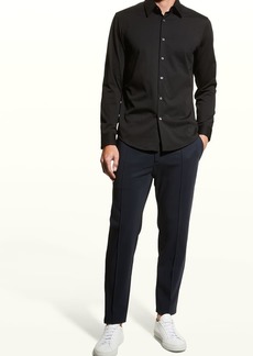 Theory Men's Sylvain Shirt in Structure Knit 