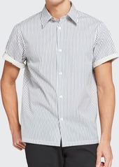 Theory Men's Weldon Reverse Stripe Sport Shirt