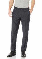 Theory Men's Wool Trouser with Stitched Pin Stripe