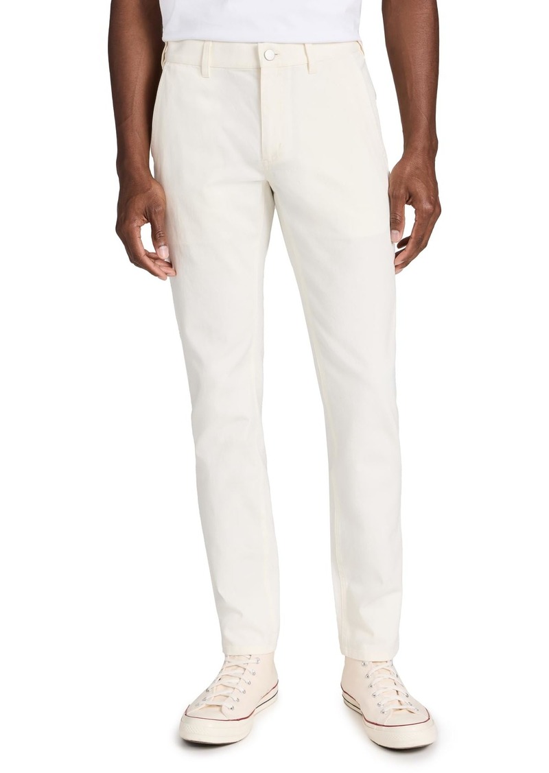 Theory Men's Zaine Carpenter Canvas Straight Pants  White 34