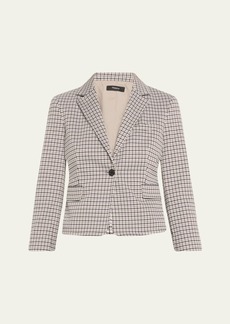 Theory Micro Houndstooth Stretch Blazer