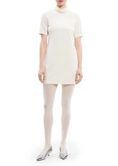 Theory Mock Neck Crepe Dress