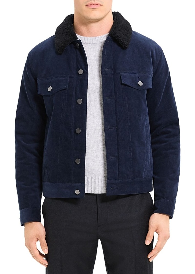Theory Neil Trucker Jacket in Stretch Cord