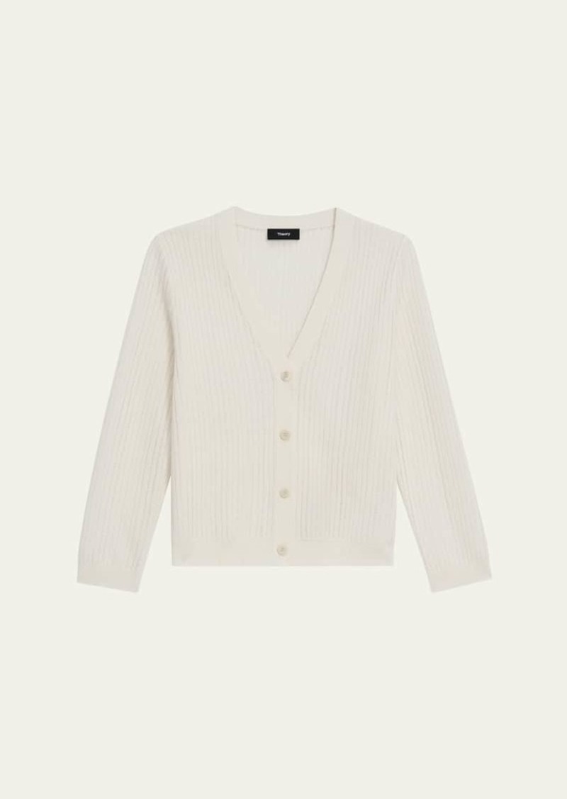 Theory Neo Sag Harbor Cropped Cardigan