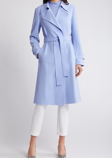 Theory Oaklane Admiral Crepe Trench Coat