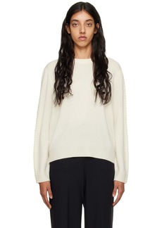Theory Off-White Oversized Sweater