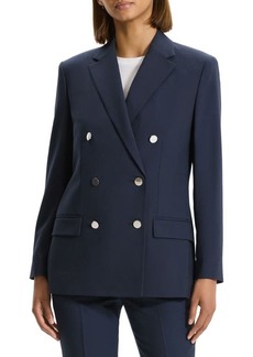 Theory Oxford Boxy Double Breasted Jacket