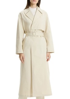 Theory Patton Stretch Cotton Trench Coat